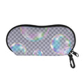 Colorful Soap Bubble Print Glasses Case