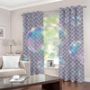 Colorful Soap Bubble Print Grommet Curtains