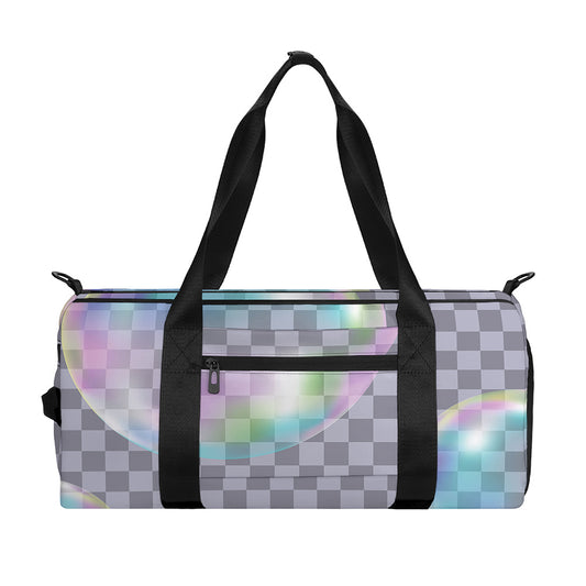 Colorful Soap Bubble Print Gym Bag