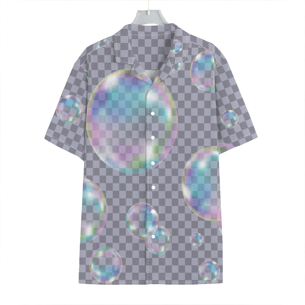 Colorful Soap Bubble Print Hawaiian Shirt