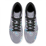 Colorful Soap Bubble Print High Top Leather Sneakers