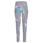 Colorful Soap Bubble Print High-Waisted Pocket Leggings