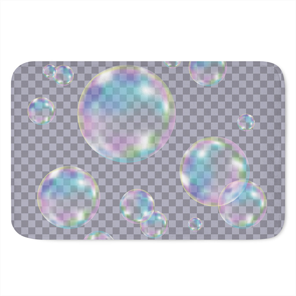 Colorful Soap Bubble Print Indoor Door Mat