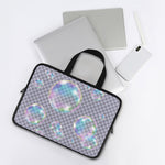 Colorful Soap Bubble Print Laptop Sleeve With Handle