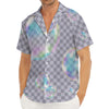 Colorful Soap Bubble Print Men's Deep V-Neck Shirt