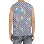 Colorful Soap Bubble Print Men's Fitness Tank Top