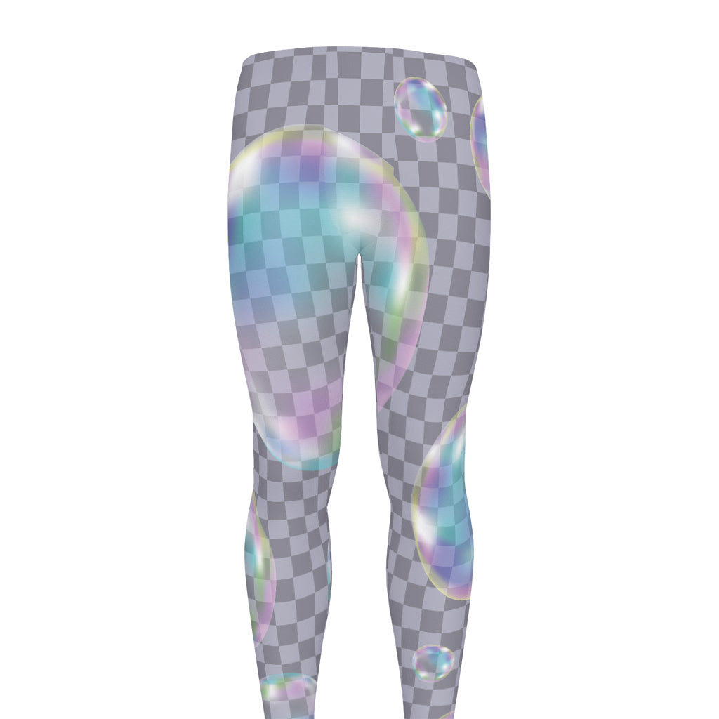 Colorful Soap Bubble Print Men's leggings