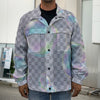 Colorful Soap Bubble Print Men's Shirt Jacket