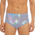 Colorful Soap Bubble Print Men's Triangle Swim Briefs