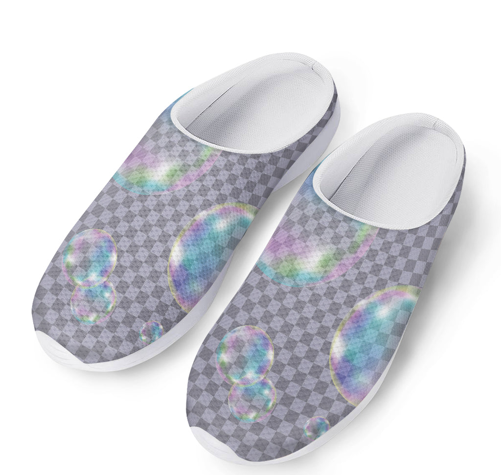 Colorful Soap Bubble Print Mesh Casual Shoes