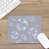 Colorful Soap Bubble Print Mouse Pad