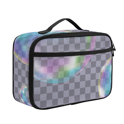 Colorful Soap Bubble Print Portable Lunch Bag