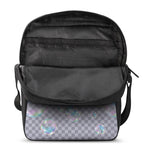 Colorful Soap Bubble Print Rectangular Crossbody Bag