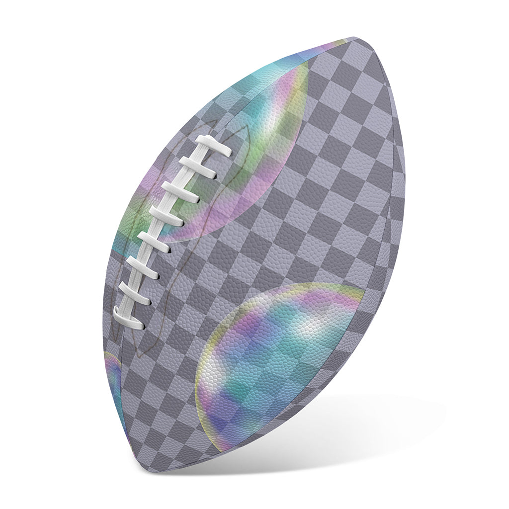 Colorful Soap Bubble Print Rugby Ball