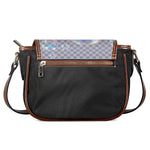 Colorful Soap Bubble Print Saddle Bag