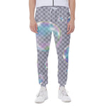 Colorful Soap Bubble Print Scuba Joggers