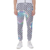 Colorful Soap Bubble Print Scuba Joggers