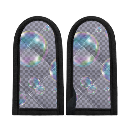 Colorful Soap Bubble Print Skillet Handle Cover