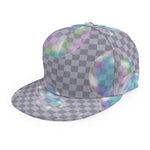 Colorful Soap Bubble Print Snapback Cap