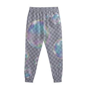 Colorful Soap Bubble Print Sweatpants