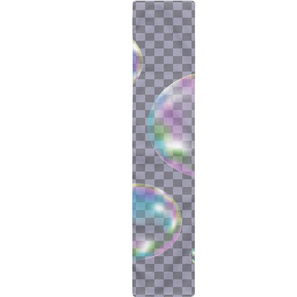 Colorful Soap Bubble Print Table Runner