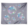 Colorful Soap Bubble Print Tapestry