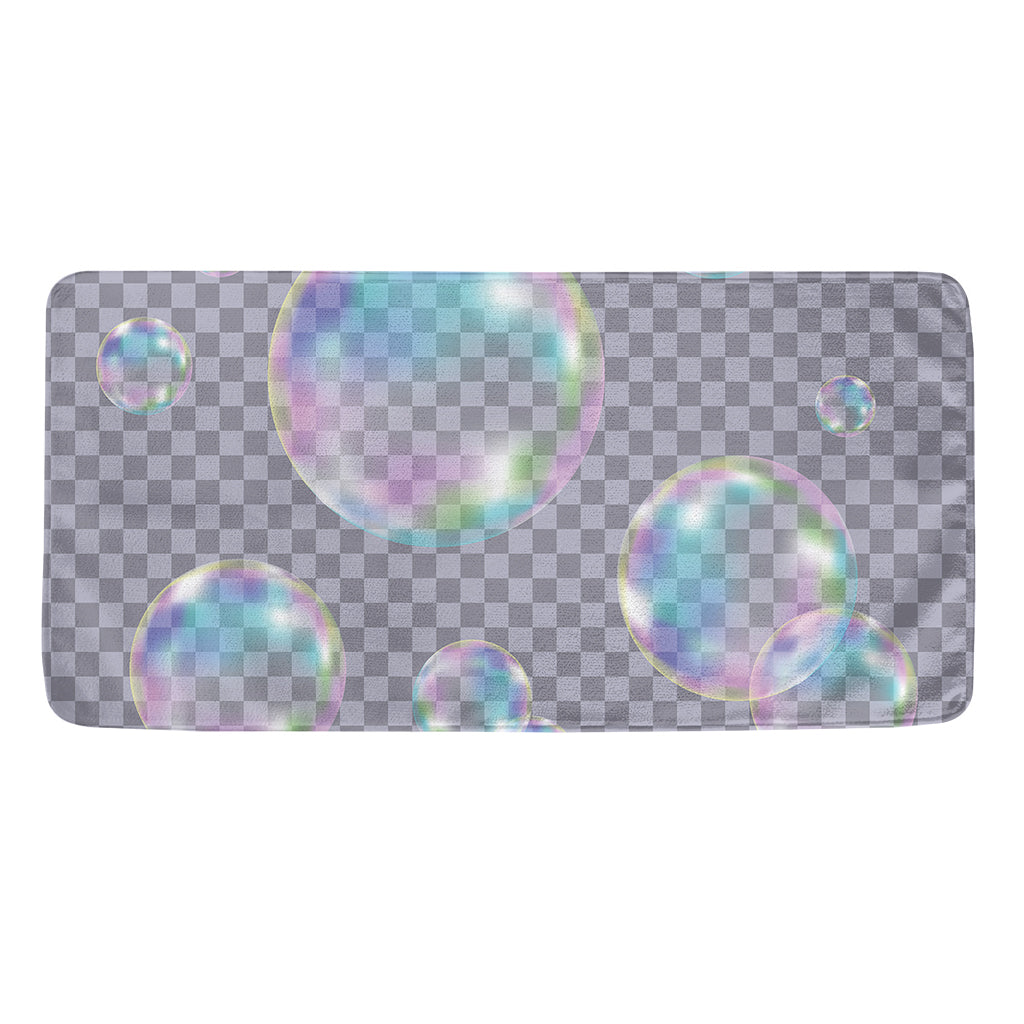 Colorful Soap Bubble Print Towel