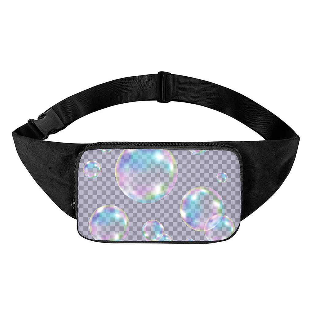 Colorful Soap Bubble Print Waist Bag