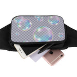 Colorful Soap Bubble Print Waist Bag