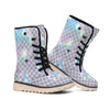 Colorful Soap Bubble Print Winter Boots