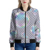 Colorful Soap Bubble Print Women's Bomber Jacket