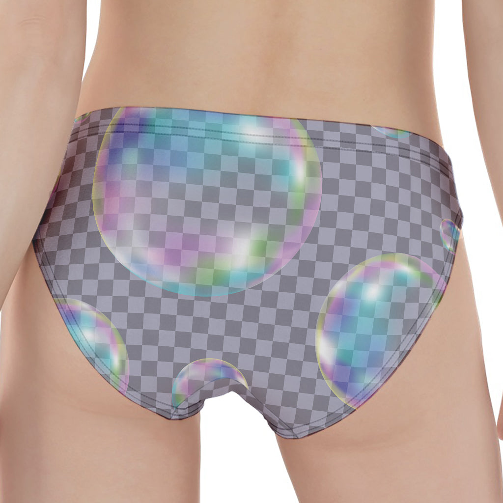 Colorful Soap Bubble Print Women's Panties