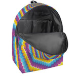 Colorful Spiral Illusion Print Backpack