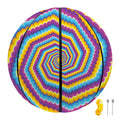 Colorful Spiral Illusion Print Basketball