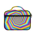 Colorful Spiral Illusion Print Briefcase Bible Bag