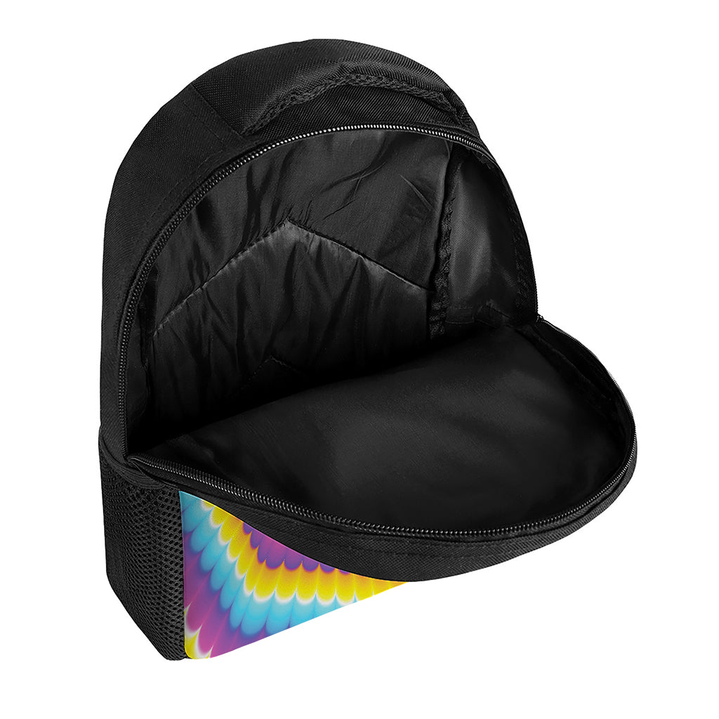 Colorful Spiral Illusion Print Casual Backpack