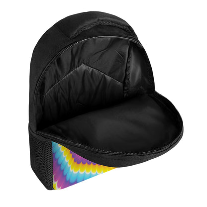 Colorful Spiral Illusion Print Casual Backpack