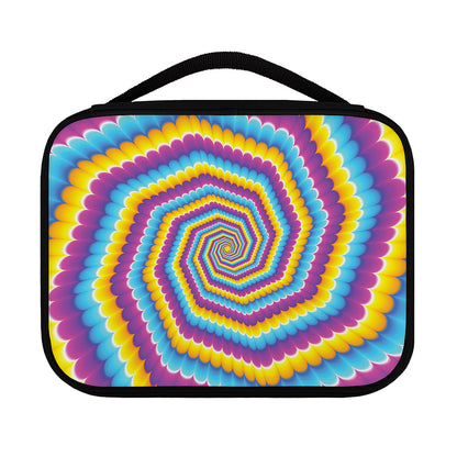 Colorful Spiral Illusion Print Classic Bible Case