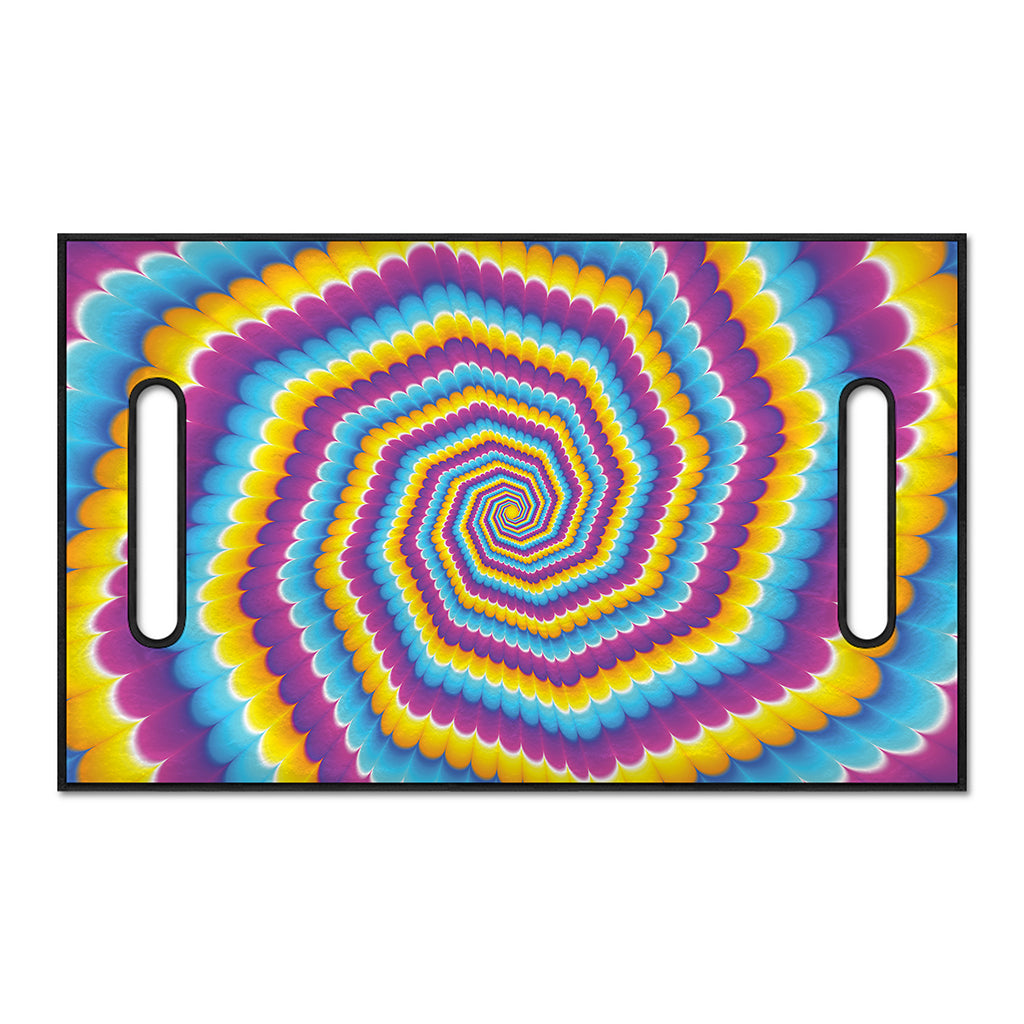 Colorful Spiral Illusion Print Golf Cart Seat Cover