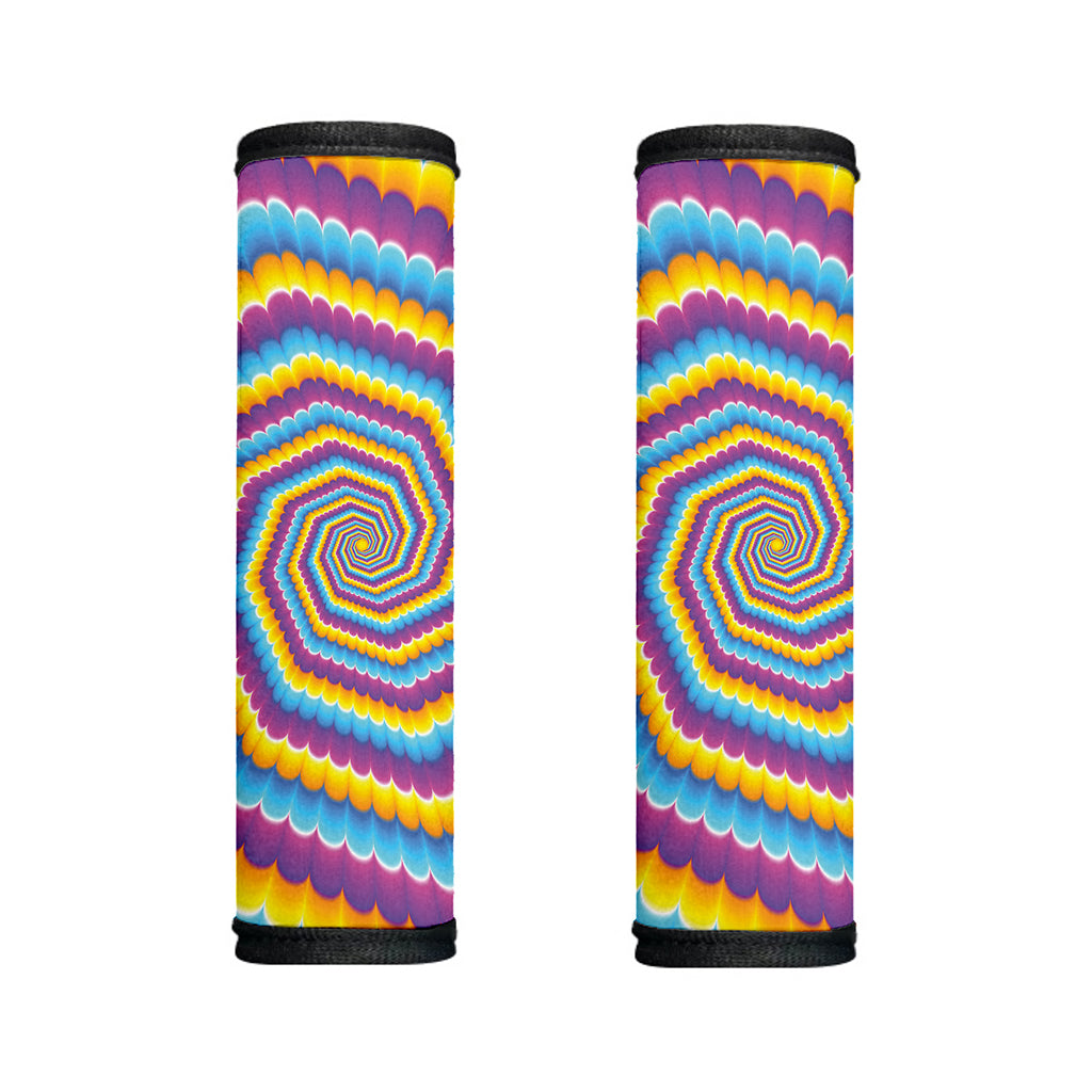 Colorful Spiral Illusion Print Handle Covers