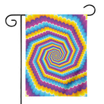 Colorful Spiral Illusion Print House Flag