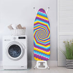 Colorful Spiral Illusion Print Ironing Board Cover