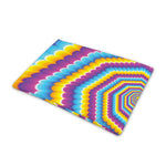 Colorful Spiral Illusion Print Pet Cooling Mat Cover