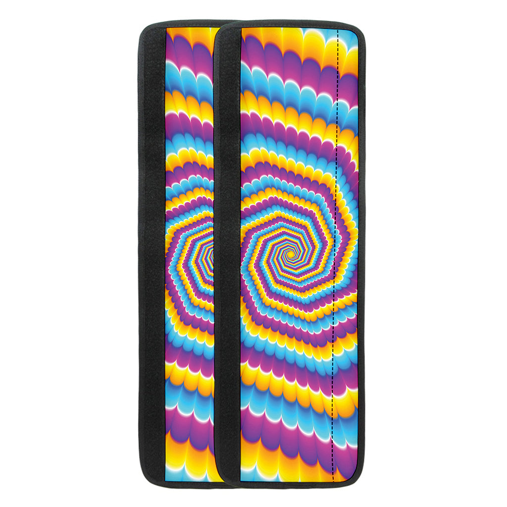 Colorful Spiral Illusion Print Refrigerator Handle Covers