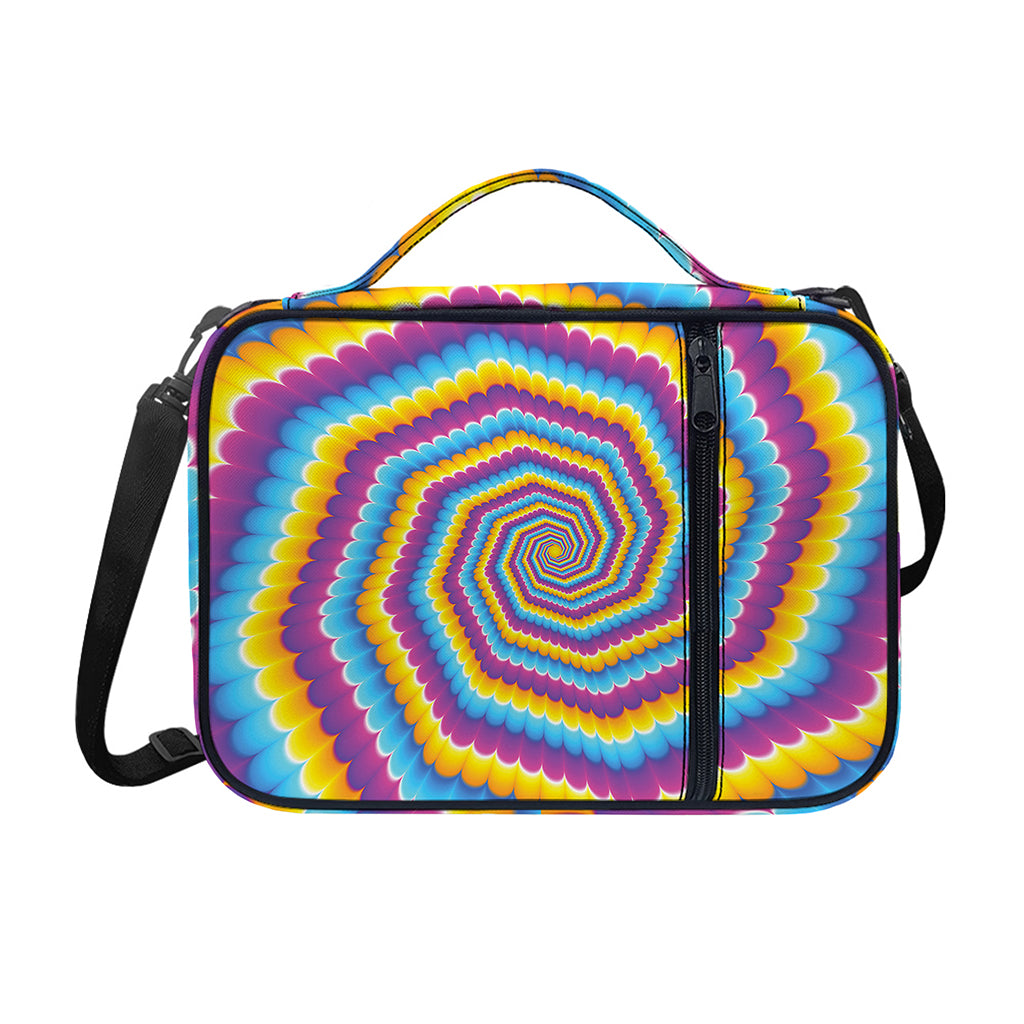 Colorful Spiral Illusion Print Shoulder Strap Bible Bag
