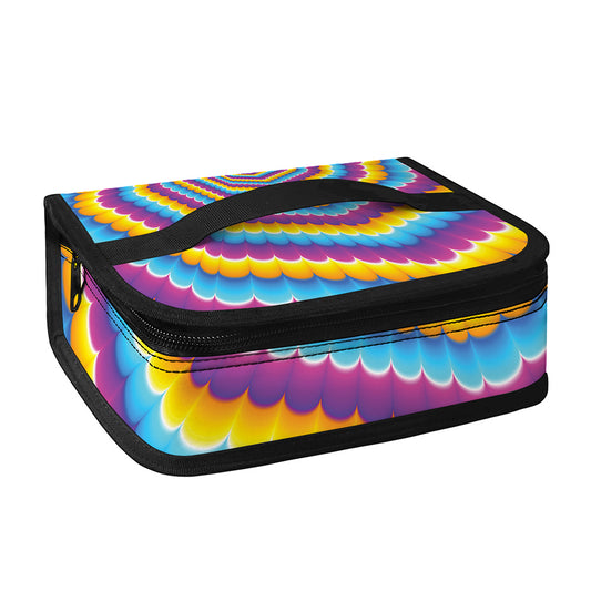 Colorful Spiral Illusion Print Small Lunch Bag
