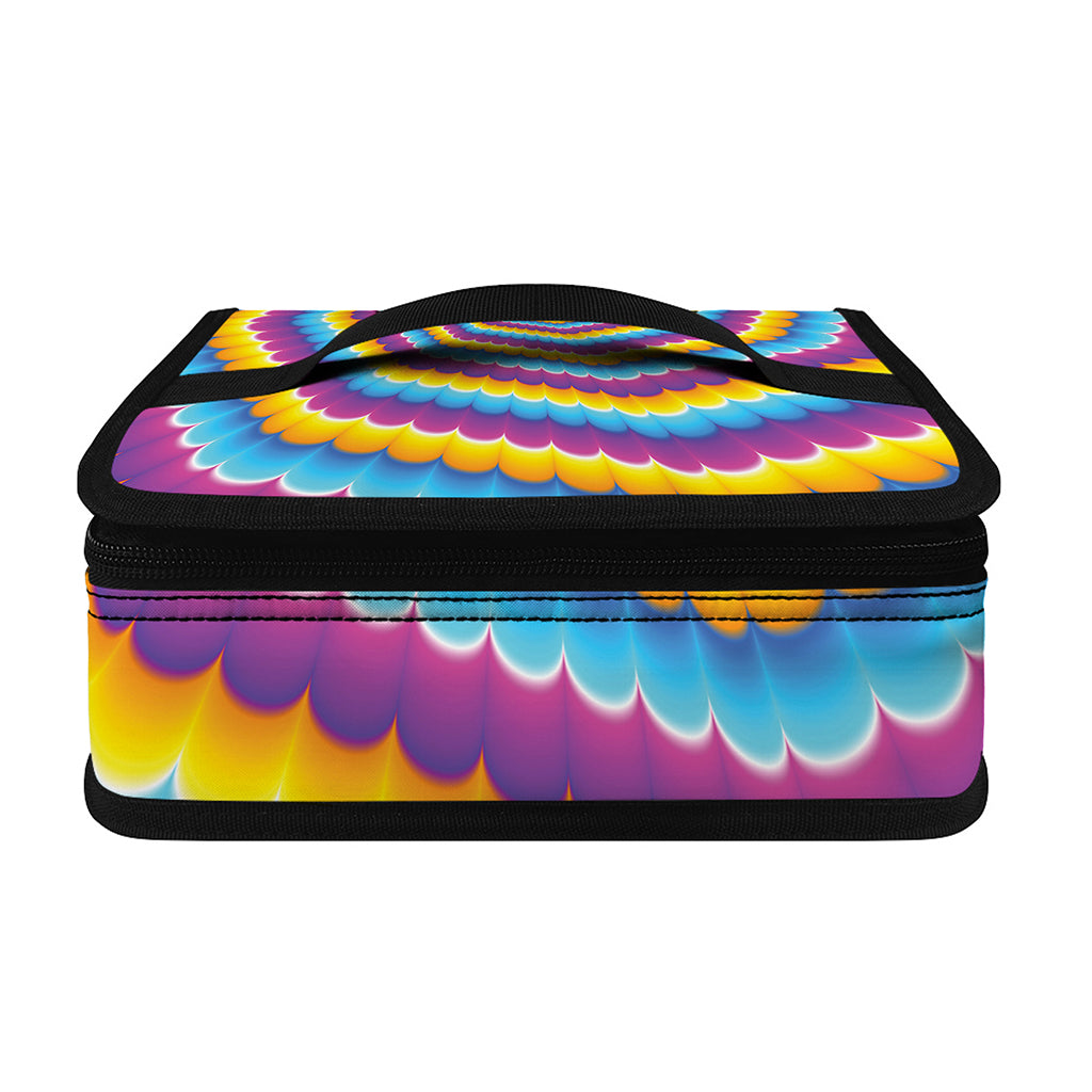 Colorful Spiral Illusion Print Small Lunch Bag