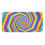 Colorful Spiral Illusion Print Towel