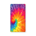 Colorful Spiral Tie Dye Print Baby Crib Sheet