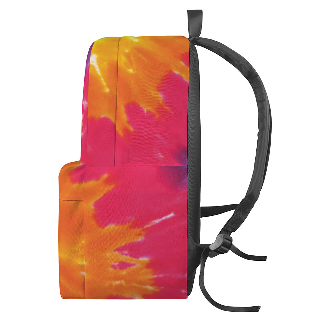 Colorful Spiral Tie Dye Print Backpack